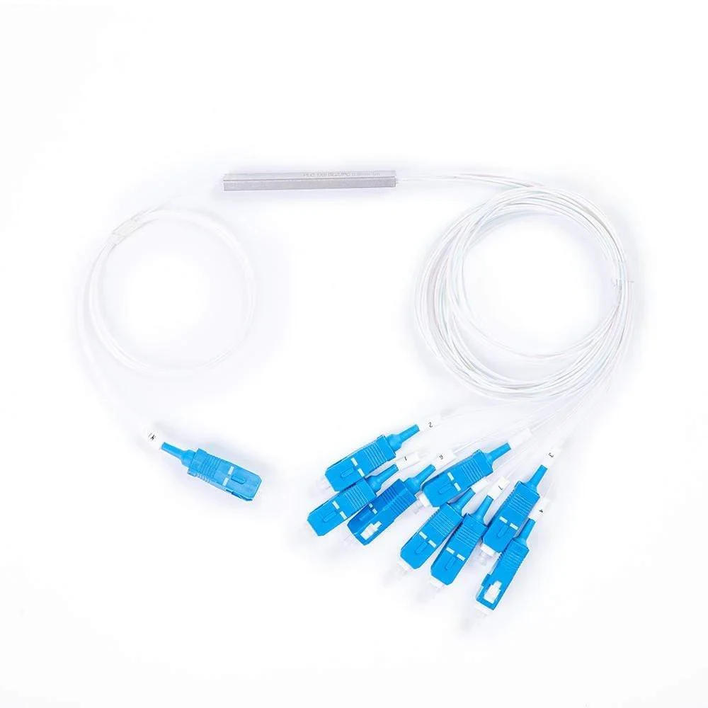 1×8 PLC Splitter with SC/UPC Connectors