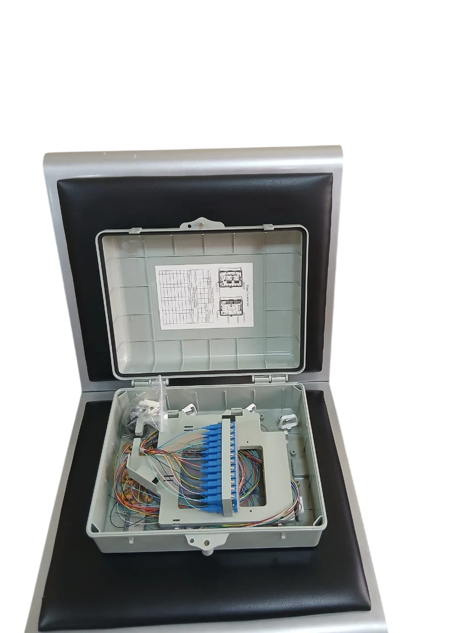 1×24 Indoor FAT Box with SC/UPC Adapters & Pigtails