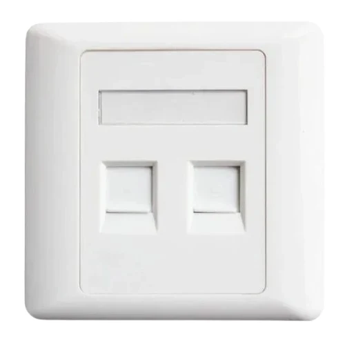 2-Port Network Faceplate