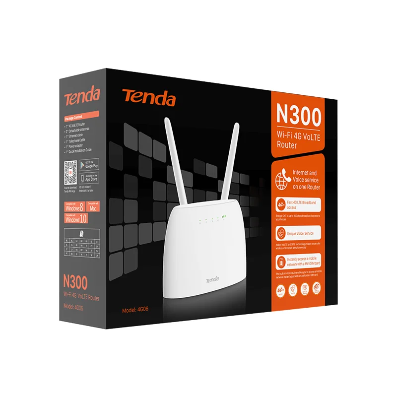 4G06 / 3G/4G / N300 Wi-Fi 4G VoLTE Router