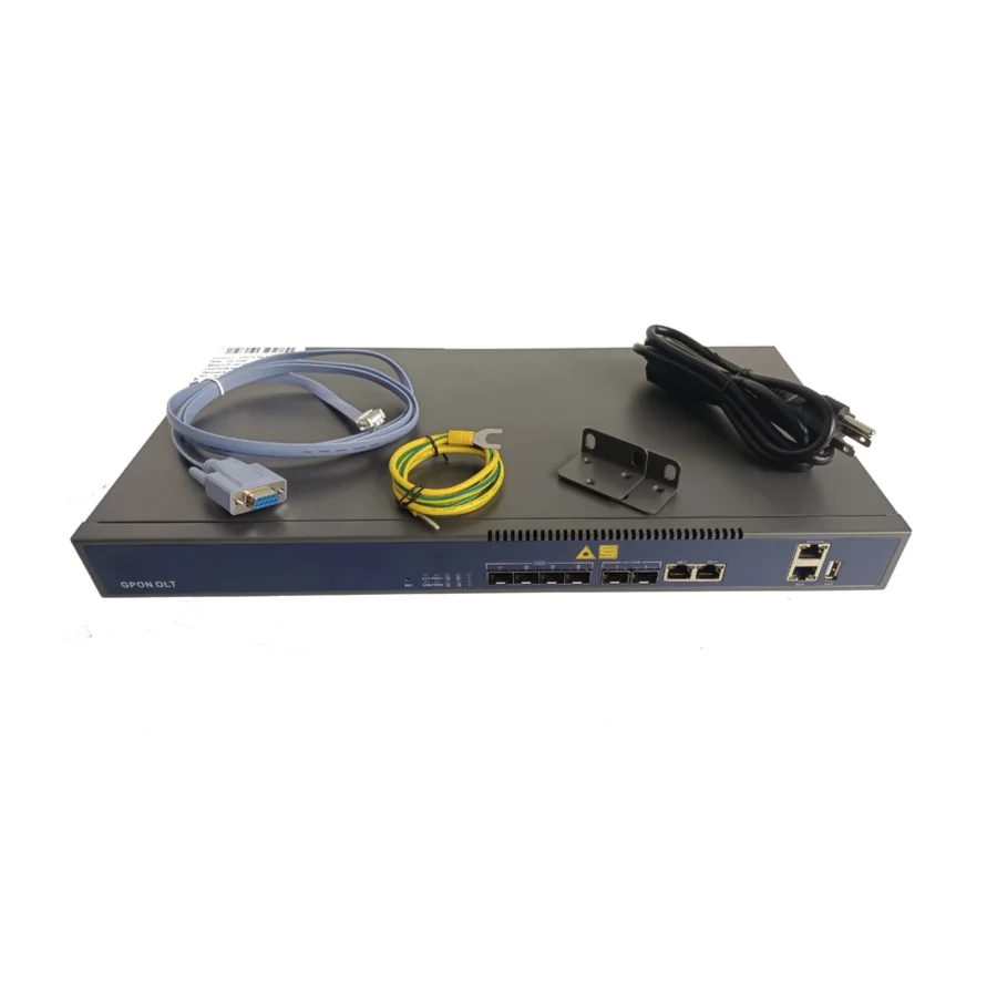 HA7304GF 4 Port Gpon Olt 1U Rack 4PON GPON OLT Compatible With Other Brand Onu Ont