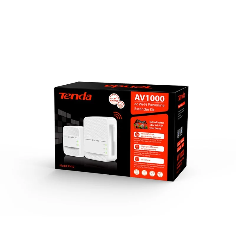 PH10 / Powerline / AV1000 AC Wi-Fi Powerline Extender Kit