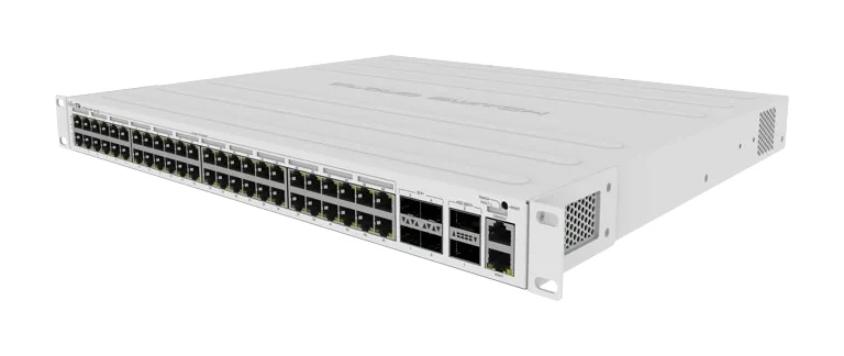 MikroTik CRS354-48P-4S+2Q+RM 48-Port PoE Switch