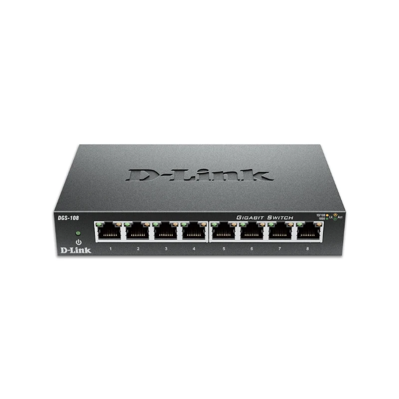 D-link DGS-108 8-Port Gigabit Unmanaged Desktop Switch