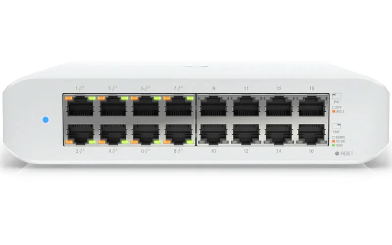 UBIQUITY 16 PORT SWITCH (USW-LITE -16 -POE)